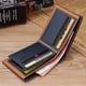 thumbnail image 5 of Sonducket Monedero corto esmerilado ultrafino plegable para caballeros, monedero multifuncional de cuero PU para hombres Type2 NO2, 5 of 6