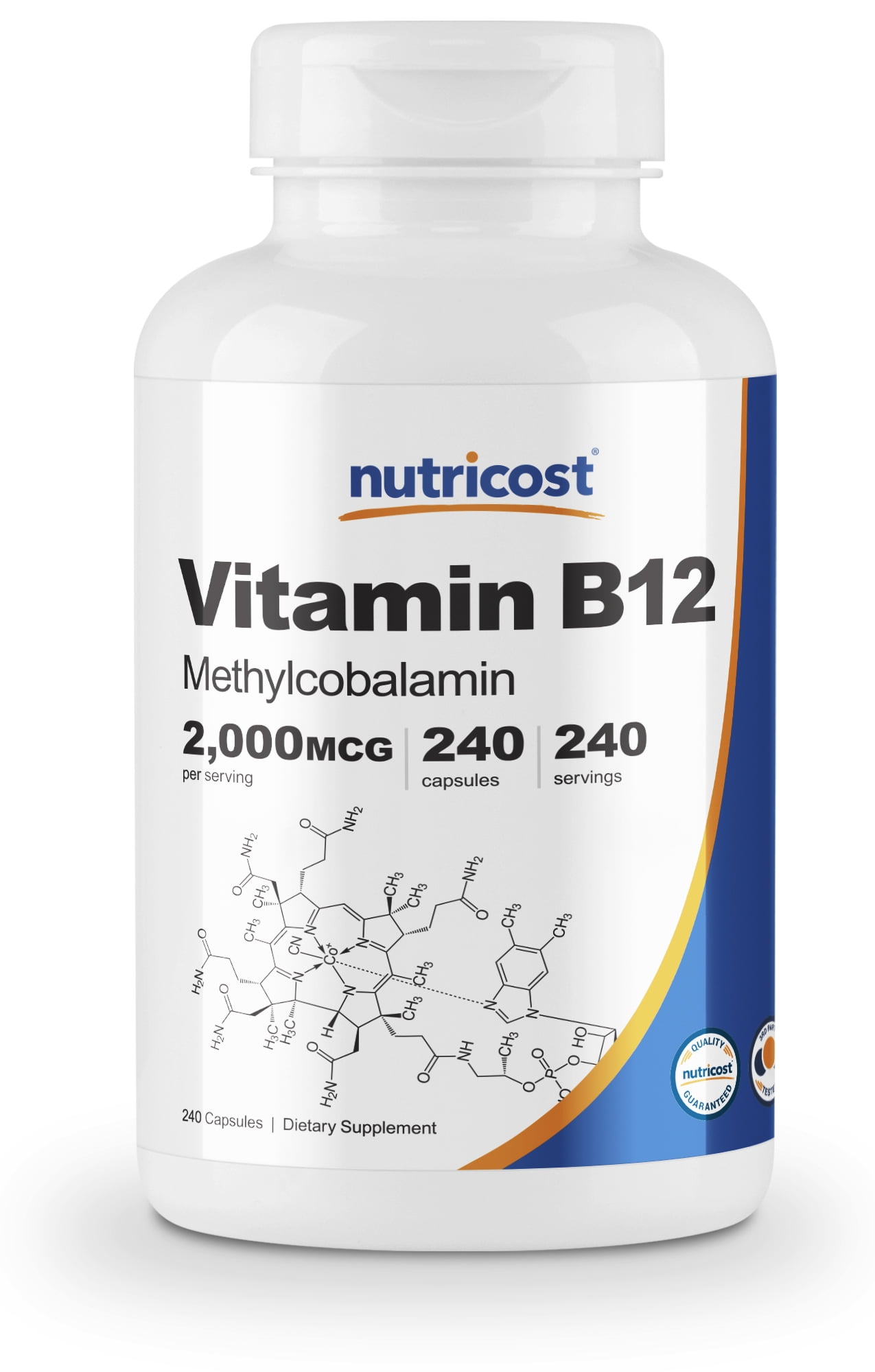 Nutricost Vitamin B12 2000mcg, 240 Capsules