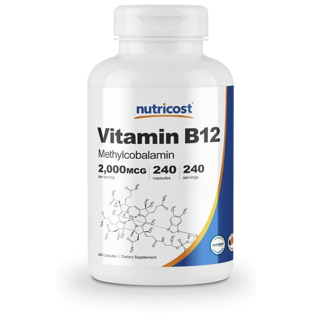 Nutricost Vitamin B12 2000mcg, 240 Capsules