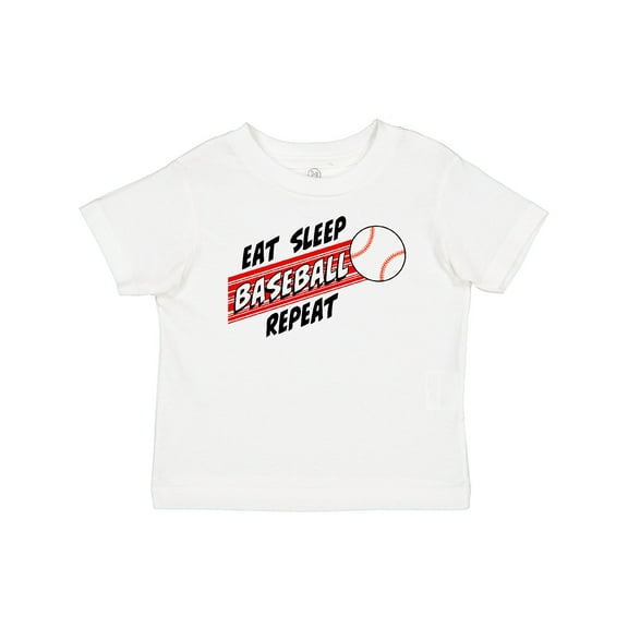 Inktastic Eat, Sleep, Baseball, Repeat Boys or Girls Baby T-Shirt