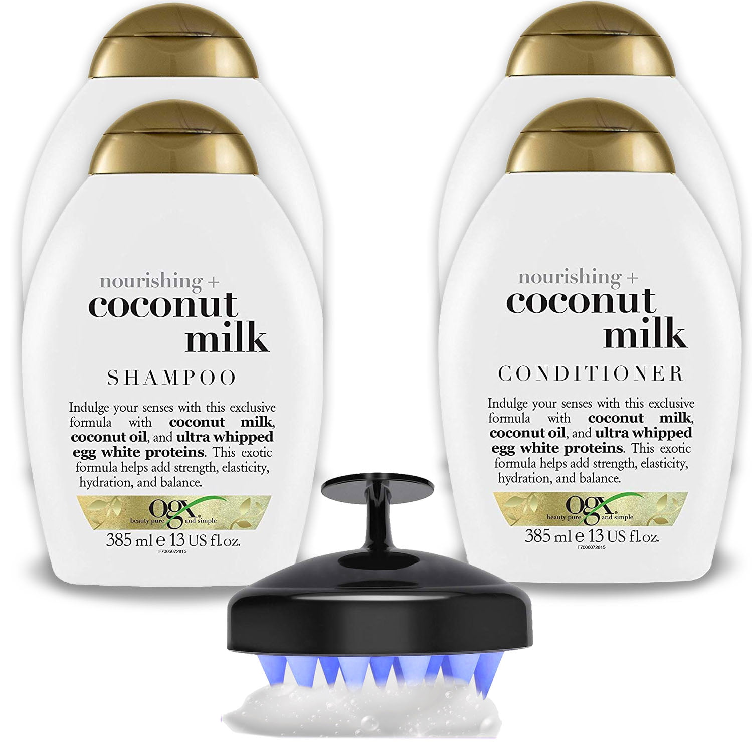 OGX Coconut Milk Shampoo And Conditioner Set: (2 PK) Organix Sulfate