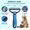 Blue, variant on Black pat your pet hair removal dog brush for hair removal - indoor cats use cat brush, long and short haired dogs use double-sided cat brush for hair removal and beauty tools, skin friendly