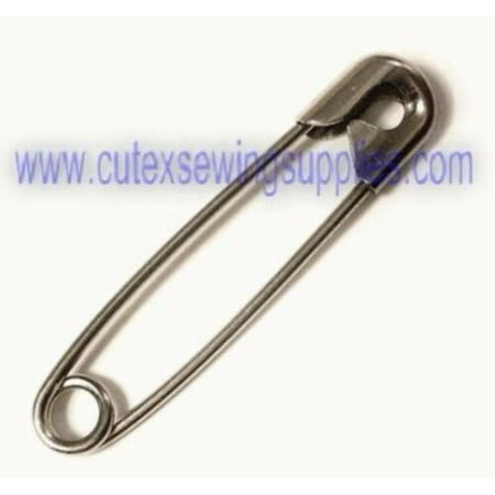 - Nickel Plated Steel Safety Pins 100 Pcs (2