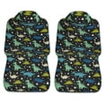 thumbnail image 5 of Fotbe Dinosaur Pattern Automotive Seat Covers for Cars Trucks and SUVs – Car Seat Covers for Front Seats,Protective Seat Covers,Vehicle Seat Covers, Set of 2, 5 of 9