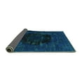 thumbnail image 2 of Ahgly Company Indoor Square Persian Turquoise Blue Bohemian Area Rugs, 5' Square, 2 of 4