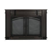 Pleasant Hearth Fenwick Glass Firescreen Oil Rubbed Bronze - Medium