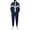 Dark Blue-4, variant on Stamzod Men's Sweat Suit 2 Piece Outfit Casual Contrast Long Sleeve Sports Tracksuits Warm Up Full Zip Jogging Sets on