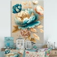 thumbnail image 2 of Designart Multi-Color Blooming Flowers I Canvas Wall Art, 2 of 5