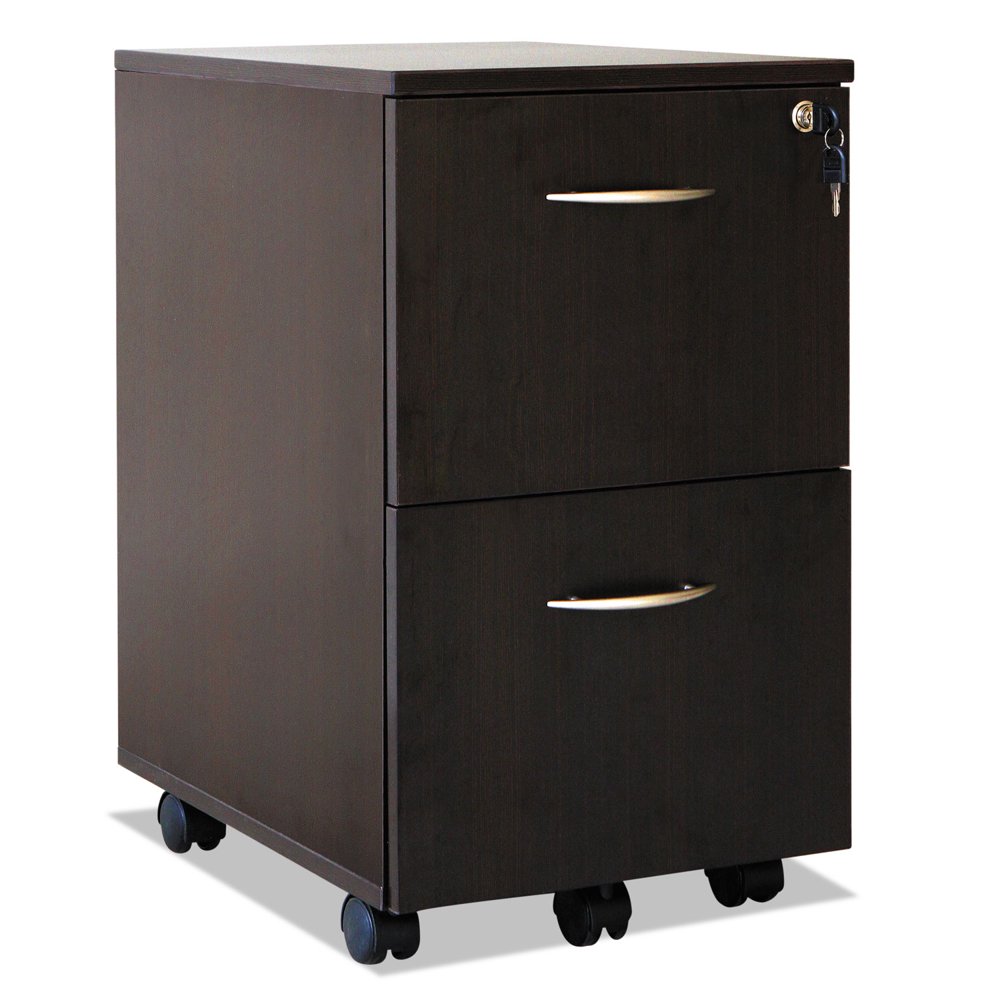 Alera 2 Drawers Vertical Lockable Filing Espresso