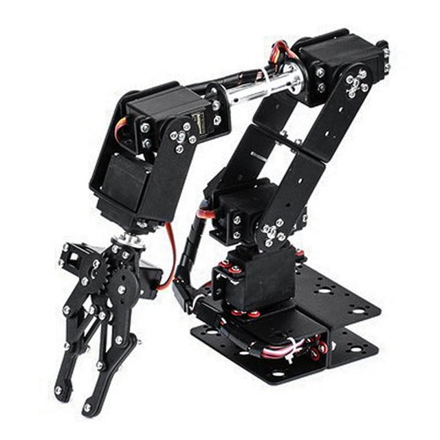 LOVEVER 6DOF Robot Mechanical Arm Clamp Claw Kit DOF Manipulator Industrial Grade Manipulator for Robotics