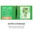 thumbnail image 5 of Samsill Biobased Economy Round Ring View Binders 3 Rings 2" Capacity 11 x 8.5 Lime 17365, 5 of 5