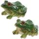 thumbnail image 5 of 2 piezas divertidas ranas de resina decoración de escritorio artesanía creativa adorable figurita de ranas, 5 of 8