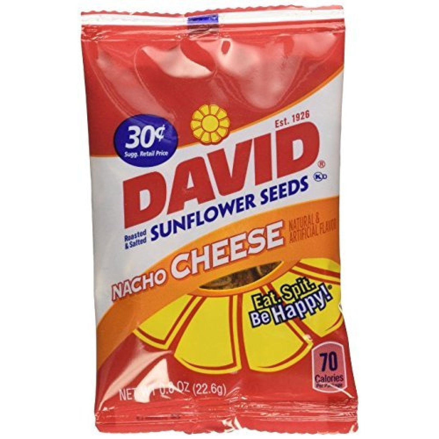 Cheesy Delight: David's Nacho Cheese Sunflower Seeds