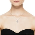 thumbnail image 2 of Pompeii 1.25Ct Diamond Cross 14k Gold 18" Necklace 1" Tall Lab Grown (F/G,VS1-VS2), 2 of 6