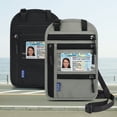 thumbnail image 1 of Passport Pouch Cross-shoulder RFID Blocking Convenient Large Capacity Travel Neck Pouch for Outdoor, 1 of 7