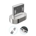 thumbnail image 4 of Conector micro-USB magnético desmontable de metal dodocool DA125/plateado, 4 of 7