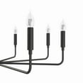 thumbnail image 4 of Modway Rekindle 8-Light Modern Style Iron Metal Chandelier in Black, 4 of 10