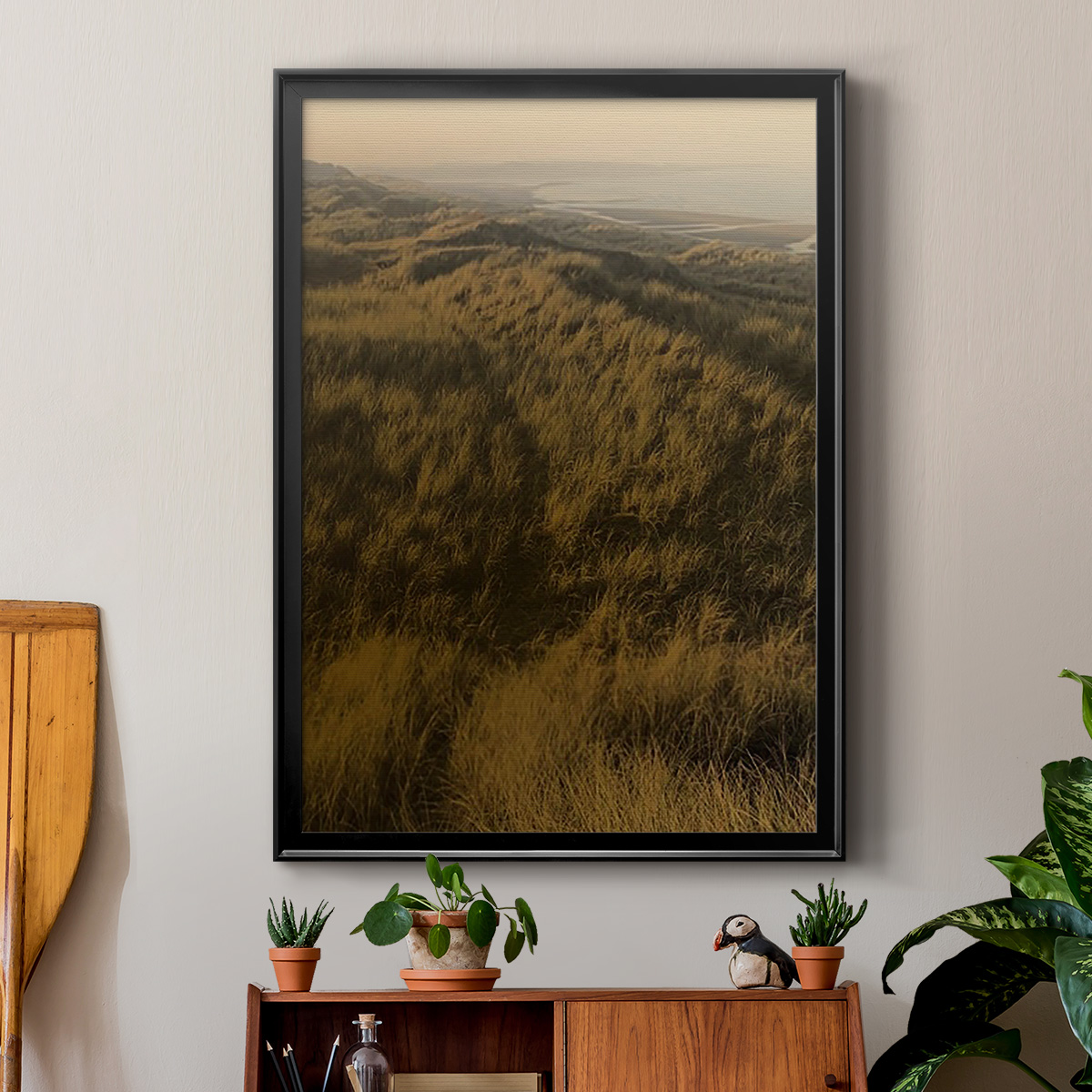 Golden Fog II Premium Framed Print - Ready to Hang