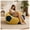Blue+Yellow + Flannelette + Foam, variant on Small Soccer‑Shaped Bean Bag Chair, Multi‑Color Stitching Large‑Size Beanbag Seat,Comfortable Relax Lazy Sofa for Bedroom, Living‑Room, Reading Nook, Indoor Leisure Lounge Seat for Adults & Teenagers