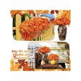 thumbnail image 6 of 100 Bundles Violet Artificial Flowers UV Resistant Faux Silk Flowers Outdoor Fake Violet Bulk for Front Porch Hanging Garden Courtyard Farmhouse Home Bright Orange, 6 of 8
