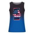 thumbnail image 2 of VBTAPA Big and Tall Tank Tops for Men 4th of July Sleeveless Patriotic T-shirt Independence Day American Flag Print Casual Workout Tank Top Summer Beach Tanks Dark Blue L, 2 of 4