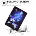 thumbnail image 6 of Dteck Flip Case for Samsung Galaxy Tab A7 Lite 8.7-inch 2021 Tablet models SM-T220 / T225, Cute Pattern PU Leather Folio Case Multi-angle Stand Cover with Card Slots,07 Purple Butterfly, 6 of 6