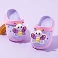 thumbnail image 4 of MDUKONU Toddler Girls Boys Clogs Little Kids Sandals Slides with Strap Kids Garden Clogs Water Shoes Purple, 4 of 8
