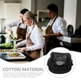 thumbnail image 3 of Dosaele 3 Pcs Filets à Cheveux en Coton Filets à Cheveux Toque de Chef en Maille Casquette Ajustable Homme Hommes et Femmes, 3 of 6
