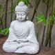 thumbnail image 4 of Yuarrent Estatua de Buda de jardín duradera y resistente a la intemperie hecha de resina, adorno de jardín de Buda sentado, opción de regalo Decoración del hogar, 4 of 6