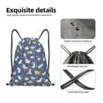 thumbnail image 3 of Yiaed Cute Baby Animals Print Drawstring Bags Drawstring Backpack Bulk String Back Pack Gym Sport Bag-Small, 3 of 5