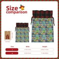 thumbnail image 3 of Rocae Construction Machinery Print Christmas Drawstring Linen Gift Bag with Drawstrings Treat Bag Goody Present Bags for Christmas Party Favor, 3 of 8