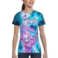 thumbnail image 5 of Boys Girls Teens T Shirt Graphic Print Casual Short Sleeve Funny Top Tees Shirt for Youth Kids, 5 of 8