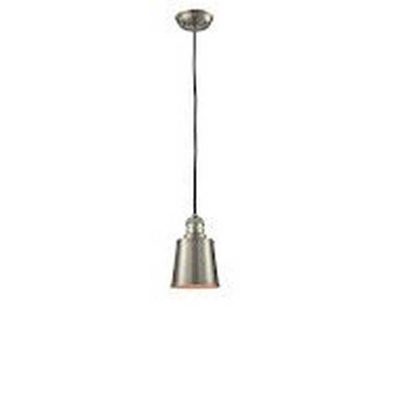 201C-SN-M9-SN-LED-Innovations Lighting-Appalachian-1 Light Mini Pendant-5 Inches Wide by 8 Inches High Brushed Satin Nickel Finish with Brushed