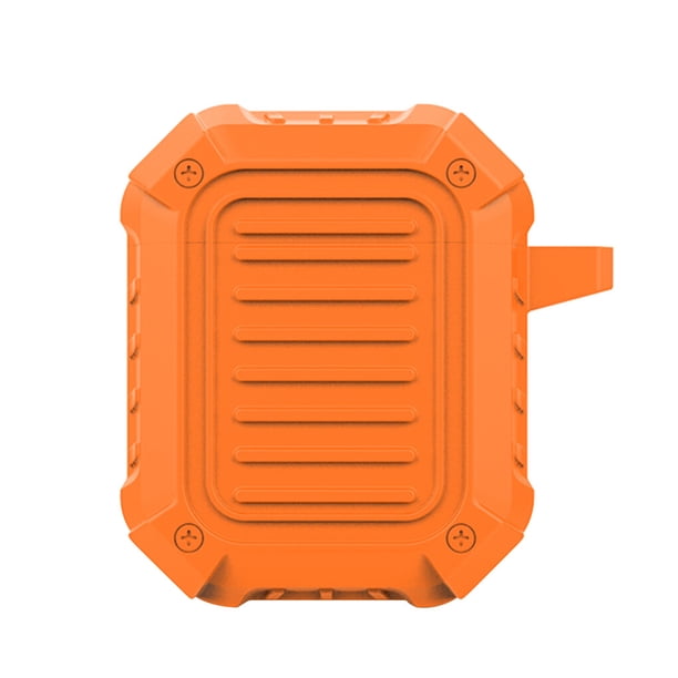 Methold Funda para auriculares, funda de silicona, funda para auriculares inalámbricos, repuesto para 1/2 Cables de audio/vídeo naranja