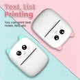 thumbnail image 6 of Mini Label Printer Thermal Portable Printers Stickers Paper Inkless Wireless Android IOS High Resolution Impressora Portatil (Green 9), 6 of 7