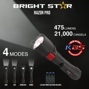 Bright Star Razor PRO V2 21,000 Candela Brightness Ruggedized Dual Light Hand-Free Magnetic Flashlight