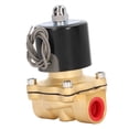 thumbnail image 3 of Válvula Solenoide eléctrica estructura de latón bobina de cobre 1 vía que fluye válvula solenoide normalmente cerrada de 2 puertos DC24V, 3 of 14