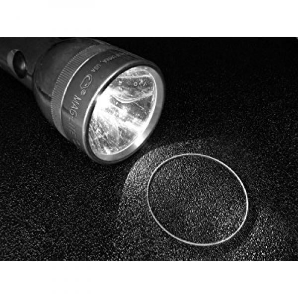 71057 Tempered Glass Lens Shatterproof and UltraClear 3pcs Weltool Maglite Flashlight Lens Upgrade Compatible C or D Cell Maglite Flashlights 