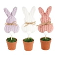 thumbnail image 4 of 3 Piezas De Conejito De Peluche Suave De Pascua, Decoración De Mesa De Primavera Para Regalo De Interior Festivo, 4 of 8