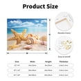 thumbnail image 2 of Lsque Beach Starfish Shell Print Wall Art – Decorative Picture for Living Room, Bedroom, and Office (Horizontal), 2 of 6