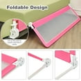 thumbnail image 4 of Barara King Bed Assist,Bed Grab Bar,Bedrail,71 Inch Extra Long Swing Down Bed Guardrail with Safety Straps-Pink, 4 of 9