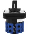 thumbnail image 2 of Interruptor de 660 V, 20 A, 4 posiciones, 2 polos, selector rotatorio, interruptor de cambio de leva giratorio universal, interruptor de inversión de motor eléctrico, 2 of 5
