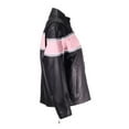 thumbnail image 4 of Dealer Leather LJ238-SS-S Womens Leather Racer Jacket - Small, 4 of 5