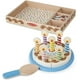thumbnail image 1 of Juguete Fiesta de cumpleaños Melissa & Doug con Pastel de 6 Rebanadas y Accesorios Hecho de Madera Infantil Multicolor, 1 of 2