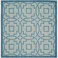 thumbnail image 2 of Transitional Rug - Courtyard Polypropylene -Grey/Navy-Color:Grey/Navy,Design:Transitional,Shape:Large Rectangle,Size:12'L x 9'W, 2 of 4