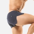 thumbnail image 6 of LiuXxxx Male Casual Pants Solid Color Trend Youth Summer Mens Sweatpants Fitness Running Shorts Navy L, 6 of 7