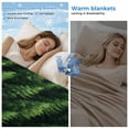 thumbnail image 2 of Green Forest Cooling Blanket, Lightweight Breathable Summer Throw Blanket with Double Sided Cold Effect, Pine Trees Modern Mysterious Art Picnic Beach Blankets Bed Sheet for Hot Sleepers 40"x60", 2 of 8