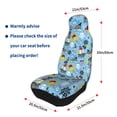 thumbnail image 6 of Haiem Pirate Marine Animals Printed Car Seat Covers Set of 2, Universal Fit Car Seat Covers,Protective Seat Covers,Comfortable Car Seat Covers, Easy Installation Seat Covers, Vehicle Seat Covers, 6 of 9