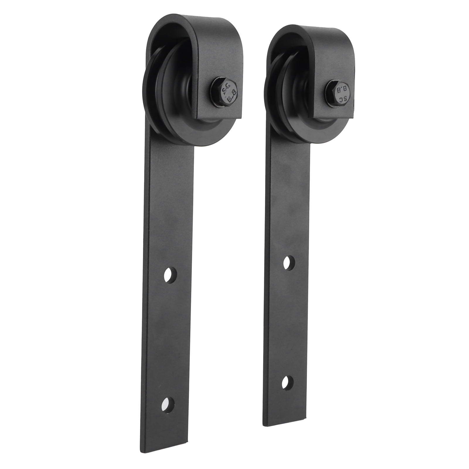 Barn Door Pulley, Low Resistance Silent Sliding Door Pulley, Black