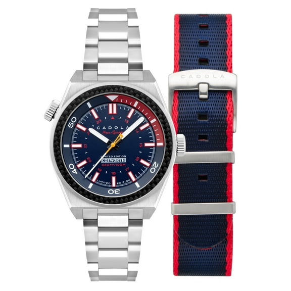 Cadola Cosworth Costin Stainless Steel 42mm Japanese Quartz Wristwatch CD-1039-33